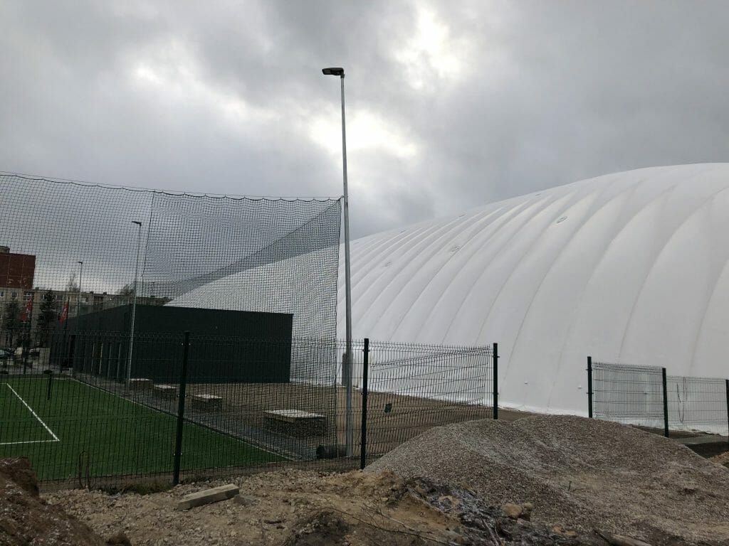 Ryto gimnazijos stadionas (Dariaus Gerbutavičiaus g. 9) - Sporta būve - būvdarbu attēli