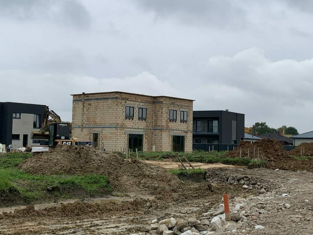 M. ir P. Šalčių g. 45-57 (M. ir P. Šalčių g. 45-57) - Rindu mājas - būvdarbu attēli