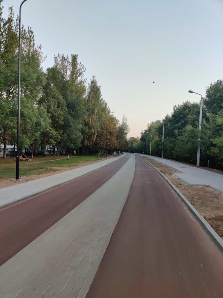 Neries kairiosios krantinės 1 etapas (B atkarpa) (Sluškų g., P. Vileišio g.) - Jalgrattatee, Promenaad - ehituse fotod