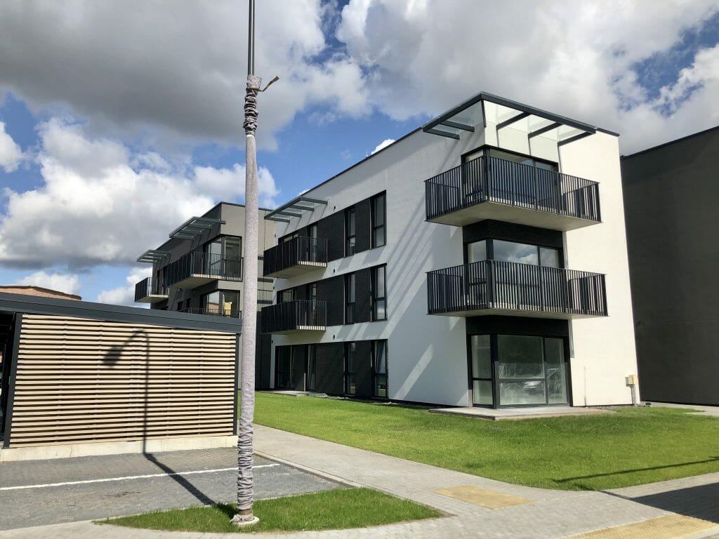 Gilužio rivjera 1 etapas (Gilužio g. 33, 35, 37) - Multi apartment - construction photos