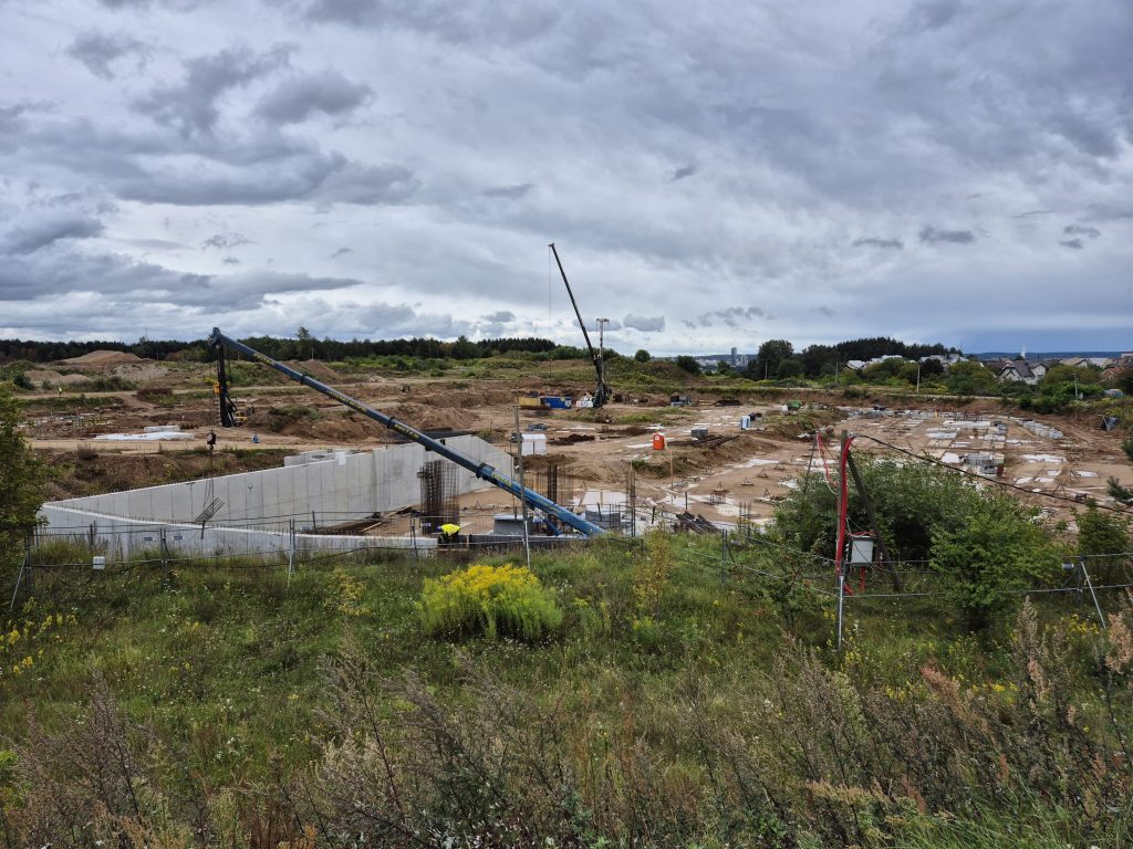 Daugiafunkcis sveikatinimo, ugdymo, švietimo, kultūros ir užimtumo kompleksas 1 etapas (stadionas) (Ozo g. 27) - Stadium - construction photos