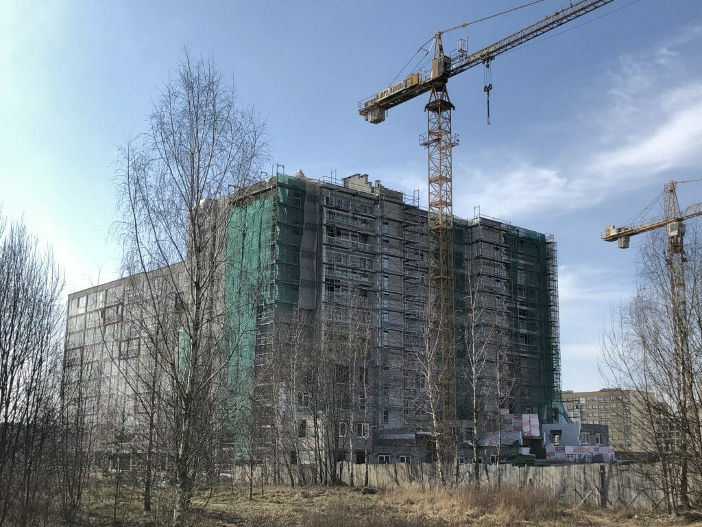 Leičių kiemas 4 etapas (Leičių g. 15) - Multi apartment - construction photos