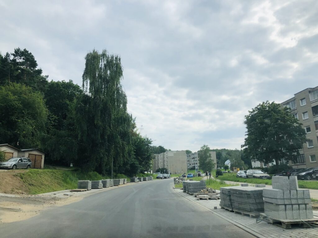 Ramaus eismo Vaduvos g. (Vaduvos g.) - Iela - būvdarbu attēli