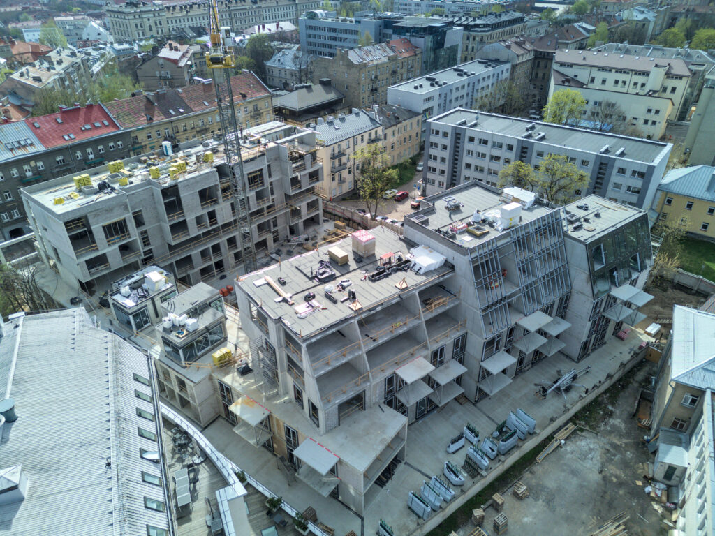 Algirdo 3 (Algirdo g. 3) - Multi apartment - construction photos