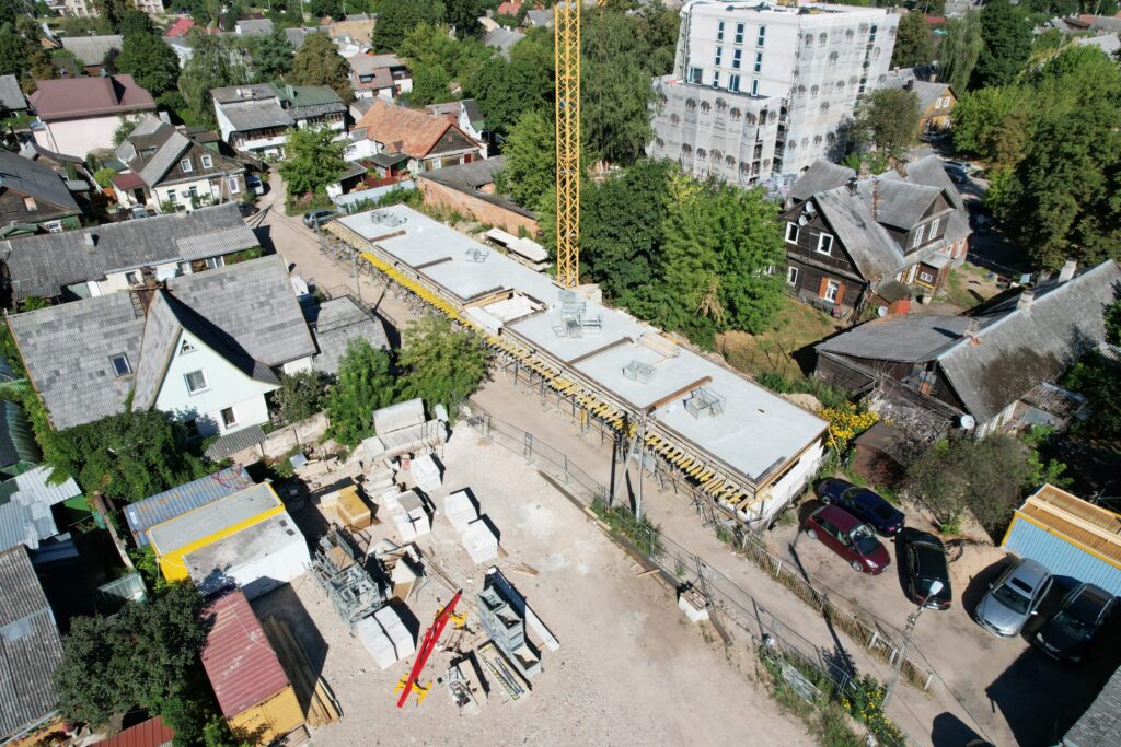 K50E (Kalvarijų g. 50E) - Multi apartment - construction photos