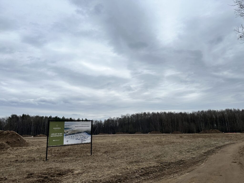 Kunigiškių perlas (Putpelių g., Fazanų g., Alksnyno g.) - Land plots - construction photos