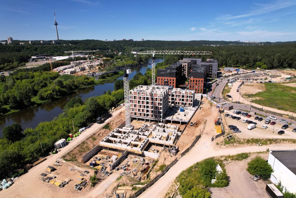 reVINGIS City Space (Geležinio Vilko g. 2) - Daudzdzīvokļu nams - būvdarbu attēli