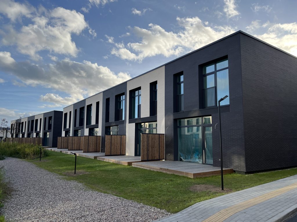 MO Garden 2 etapas (sublokuoti namai) (Mozūriškių g. 230) - Row housing - construction photos