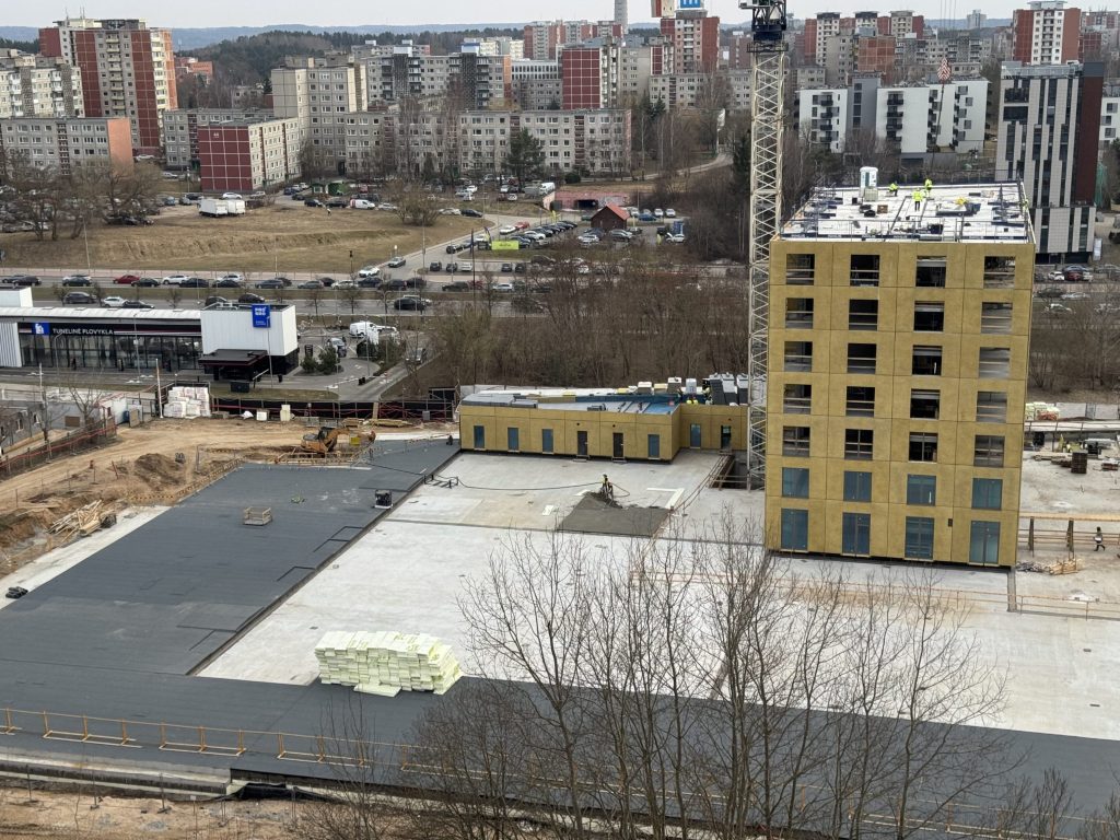 Virš šilų rytai A korpusas (Vito Lingio g. 8) - Daudzdzīvokļu nams - būvdarbu attēli