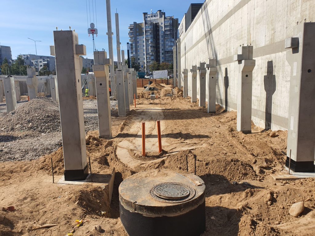 PC PIKAS (Ukmergės g. 221) - Shopping center - construction photos