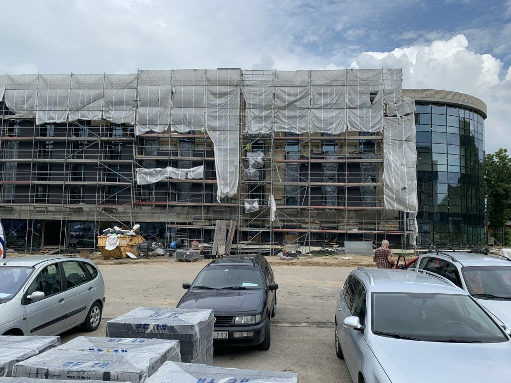 LSMU Slaugos fakultetas (Eivenių g. 2) - Higher education - construction photos