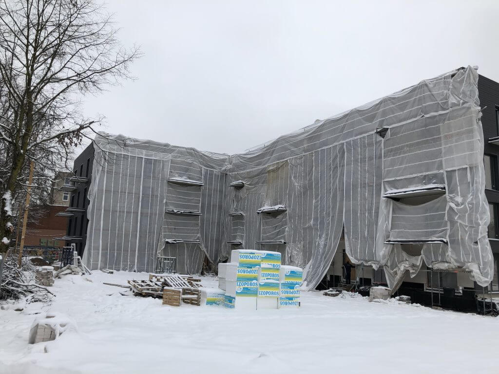 Antakalnio krantas (P. Vileišio g. 19) - Multi apartment - construction photos