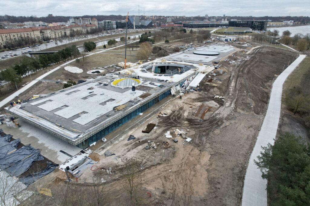 Mokslo sala (Karaliaus Mindaugo pr. 50) - Museum - construction photos