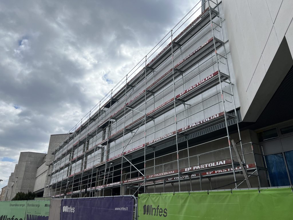 Vilniaus kongresų rūmai (Vilniaus g. 6-1) - Concert hall - construction photos
