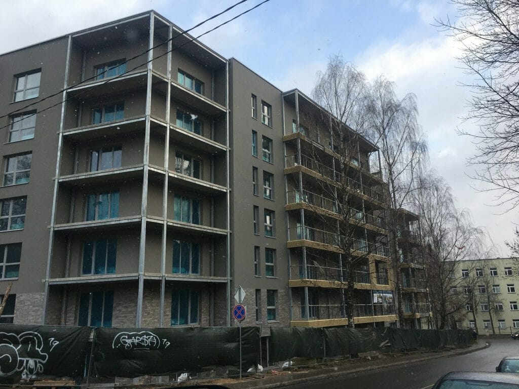 Sapiegų 19 (L. Sapiegos g. 19) - Multi apartment - construction photos