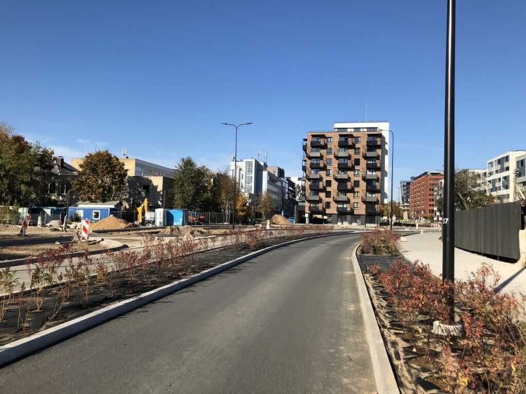 Kernavės g. (Kernavės g.) - Bike path, Street - construction photos