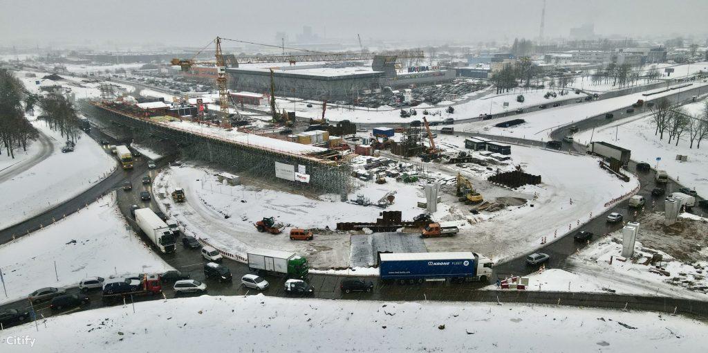 Baltijos pr. žiedinė sankryža (Baltijos pr., Šilutės pl.) - Road - construction photos