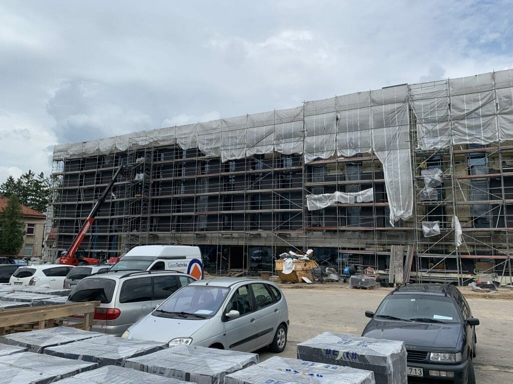 LSMU Slaugos fakultetas (Eivenių g. 2) - Higher education - construction photos