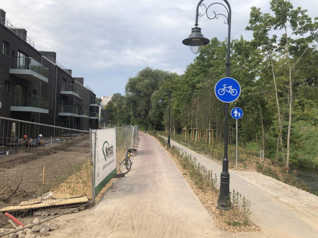 Vilnios pakrančių tvarkymas (Aukštaičių g.) - Bike path, Waterside - construction photos