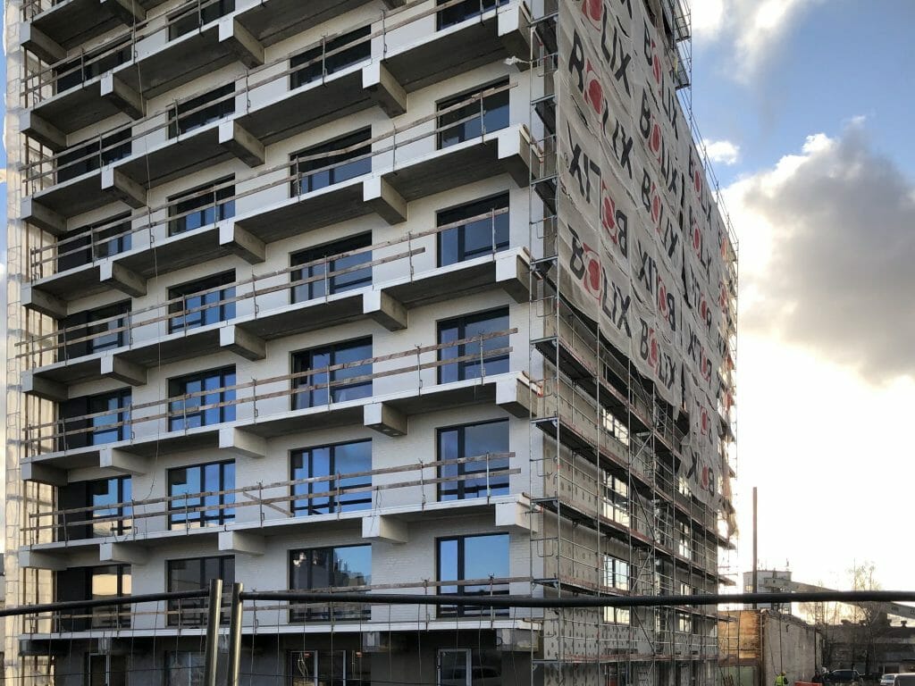 K9A (Kareivių g. 9A) - Multi apartment - construction photos