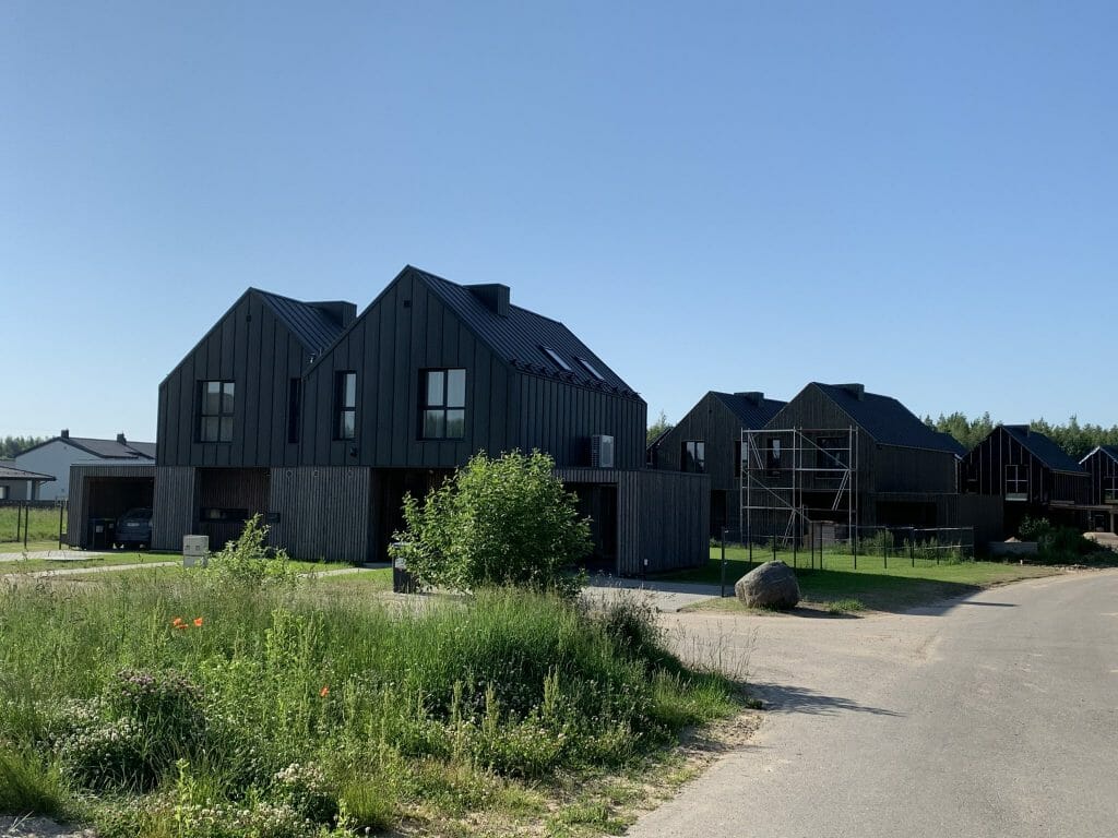 Sostinės parko namai (Šumsko g. 27) - Row housing - construction photos