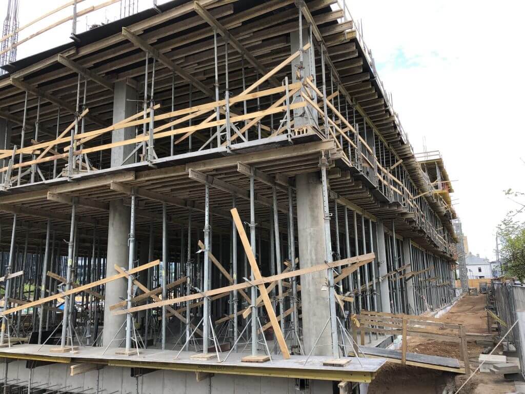 Business Stadium North (Rinktinės g. 3) - Verslo centras - statybų nuotraukos