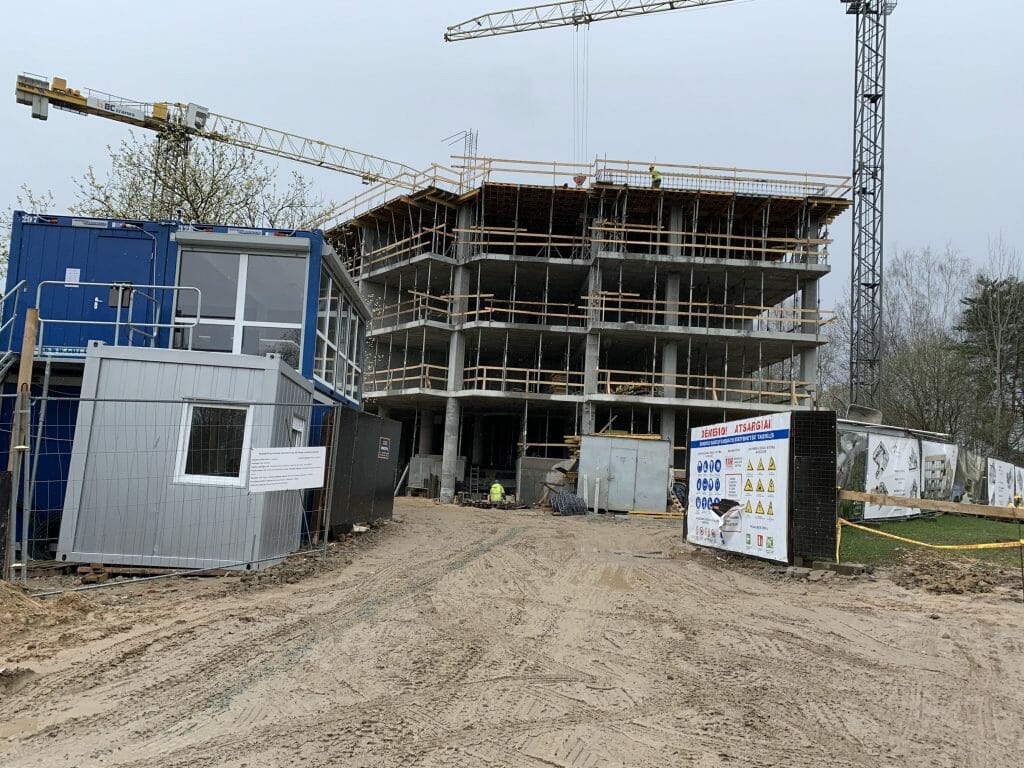 Gelvonų terasos (Gelvonų g. 1B) - Multi apartment - construction photos