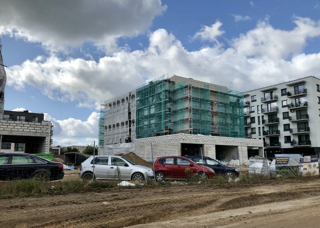 Bitėnų oazė 1-2 etapai (Bitėnų g. 3D, 1B) - Multi apartment - construction photos