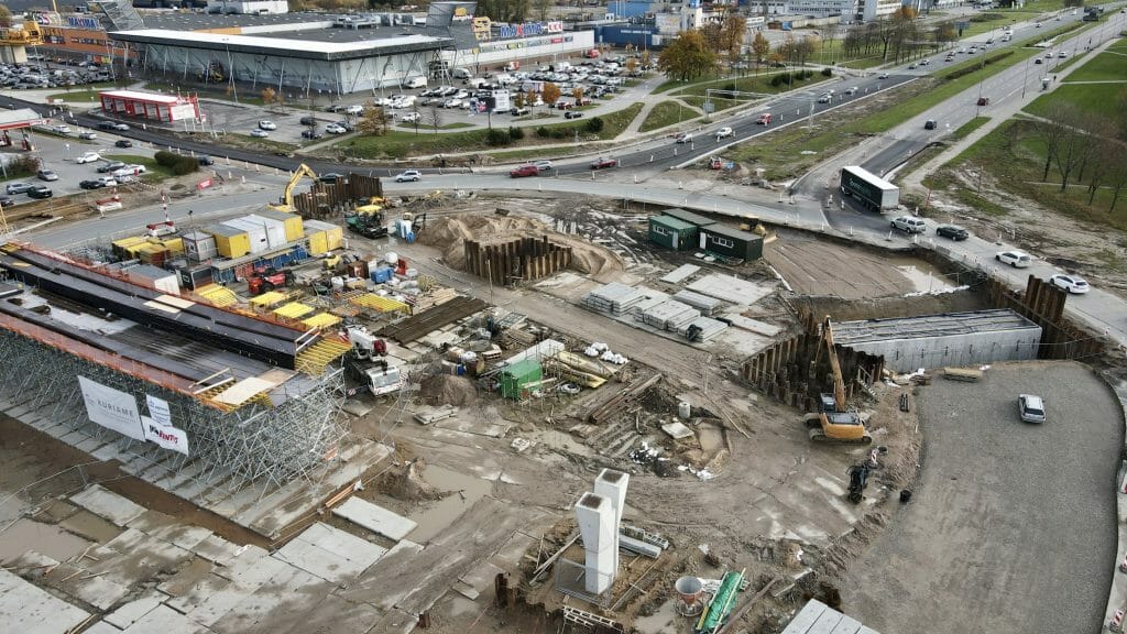 Baltijos pr. žiedinė sankryža (Baltijos pr., Šilutės pl.) - Road - construction photos