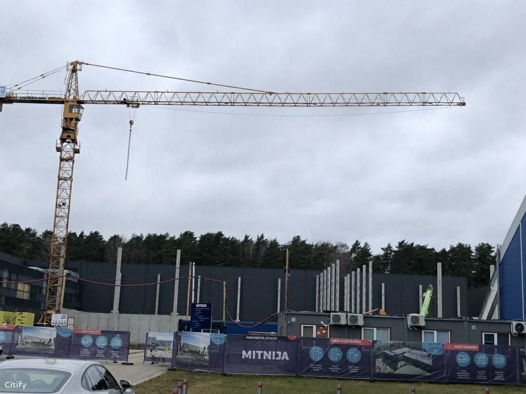 SEB arenos plėtra (Ąžuolyno g. 7) - Sports arena - construction photos