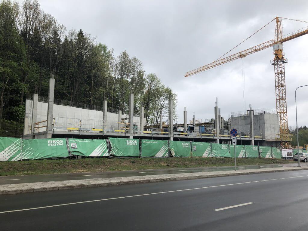 Daugiaaukštis parkingas Santariškių g. 16 (P8) (Santariškių g. 16) - Parking facility - construction photos