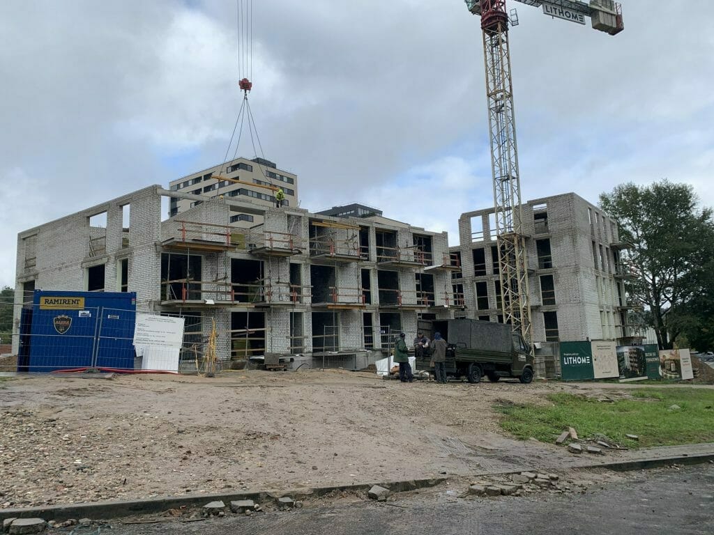 Didlaukio 3 (Didlaukio g. 3) - Multi apartment - construction photos