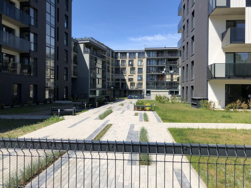 Centro duetas (Lvovo g. 81) - Multi apartment - construction photos