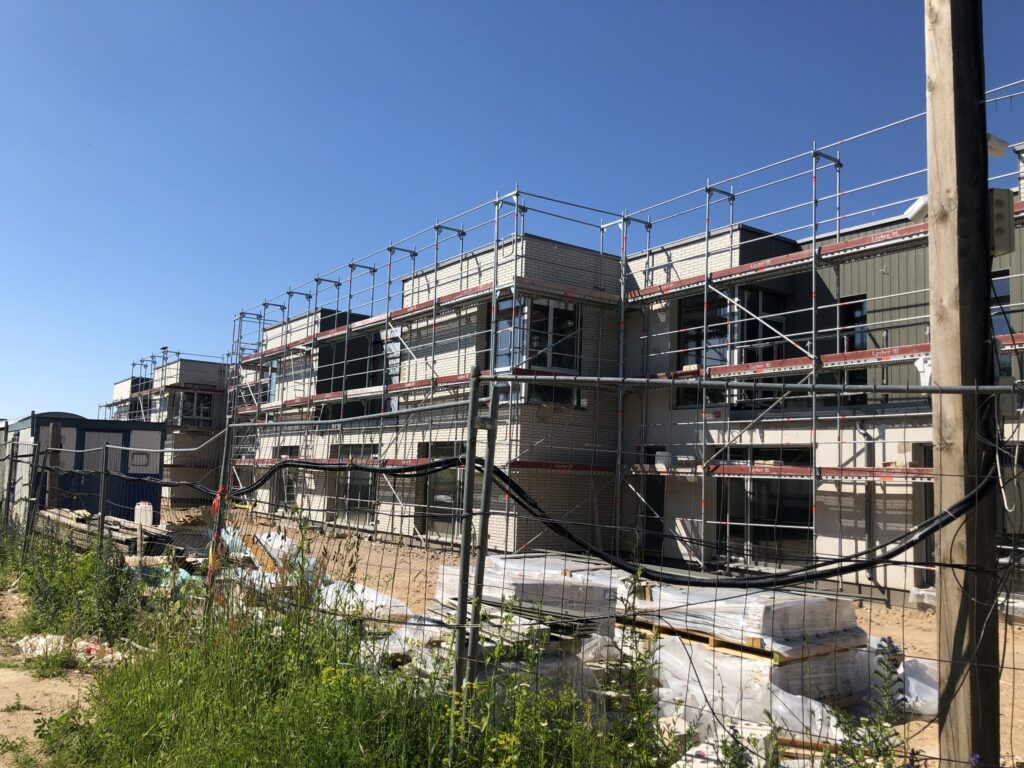 Bitėnų oazė 3 etapas (Bitėnų g. 3H) - Row housing - construction photos