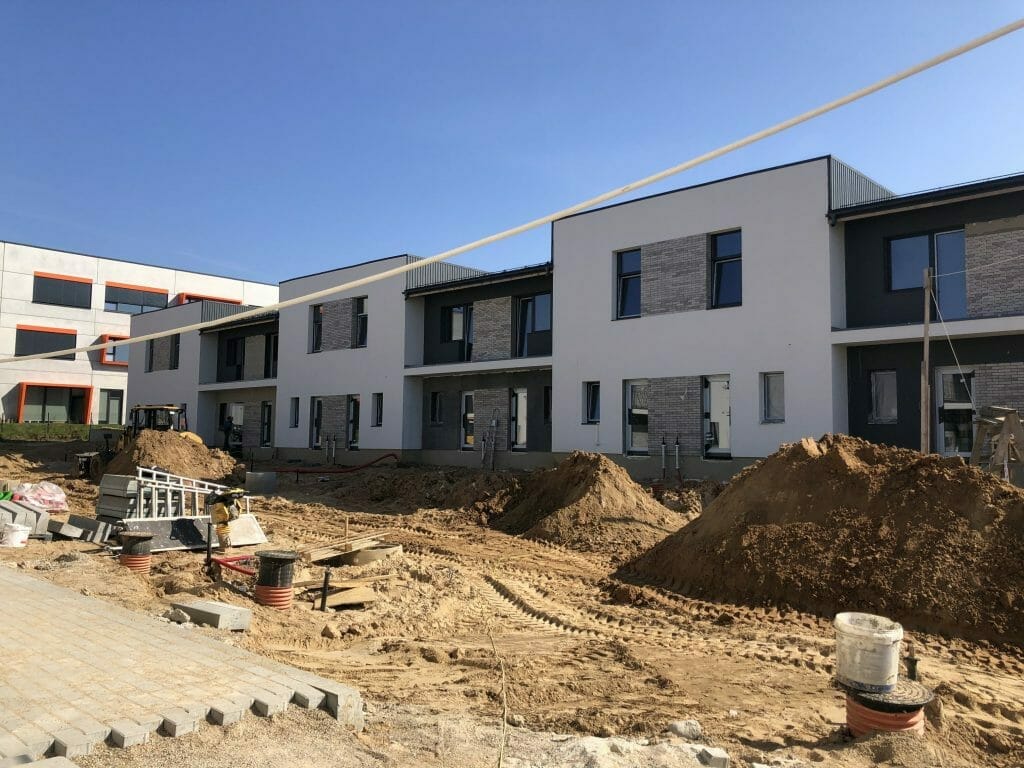 Lukšinės namai (Albanų g. 10) (Albanų g. 10) - Row housing - construction photos