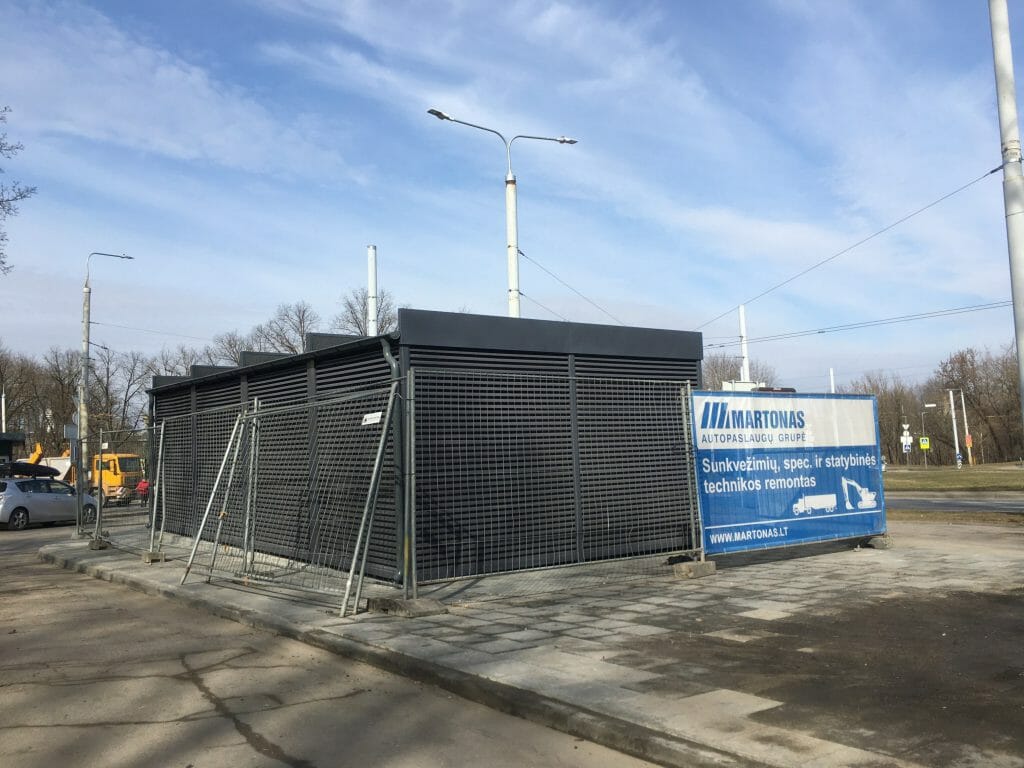 Olandų žiedo dviračių saugojimo paviljonas (T. Kosciuškos g.) - Other commute - construction photos