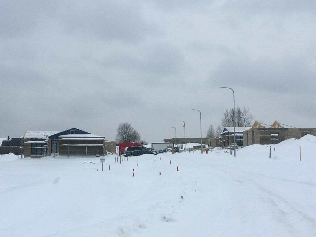 Lapino namai (Dusmenų g. 69) - Land plots - construction photos