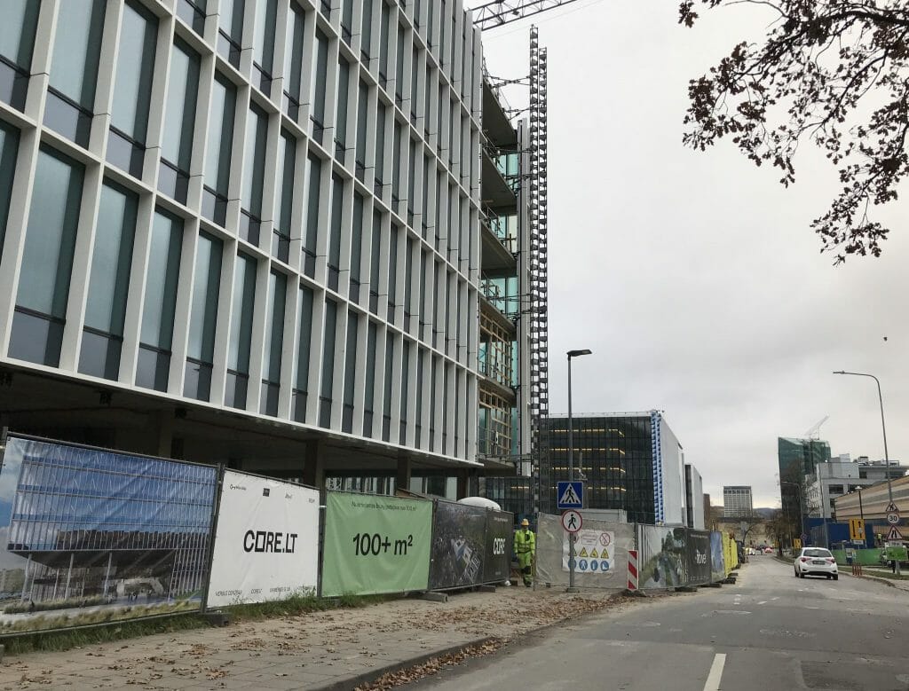 CORE (Ukmergės g. 126) - Office center - construction photos