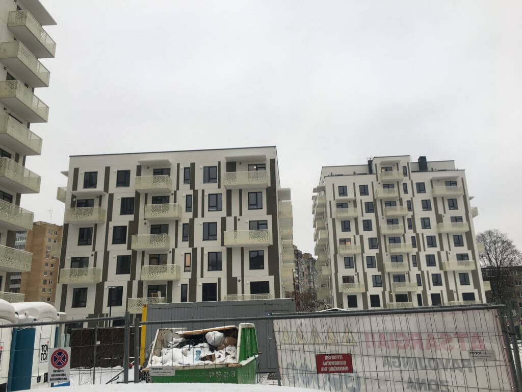 Namų pynės (Tuskulėnų g. 33) - Multi apartment - construction photos