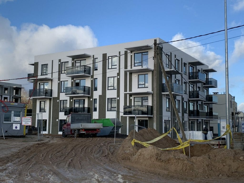 Bajorų alėjos 2 etapas (Salaspilio g. 1) - Multi apartment - construction photos
