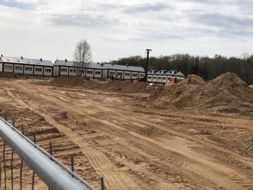 MO Garden 1 etapas (sublokuoti namai) (Mozūriškių g. 188, 200, 202, 204, 206, 208, 210, 212, 222, 224, 226, 228) - Row housing - construction photos