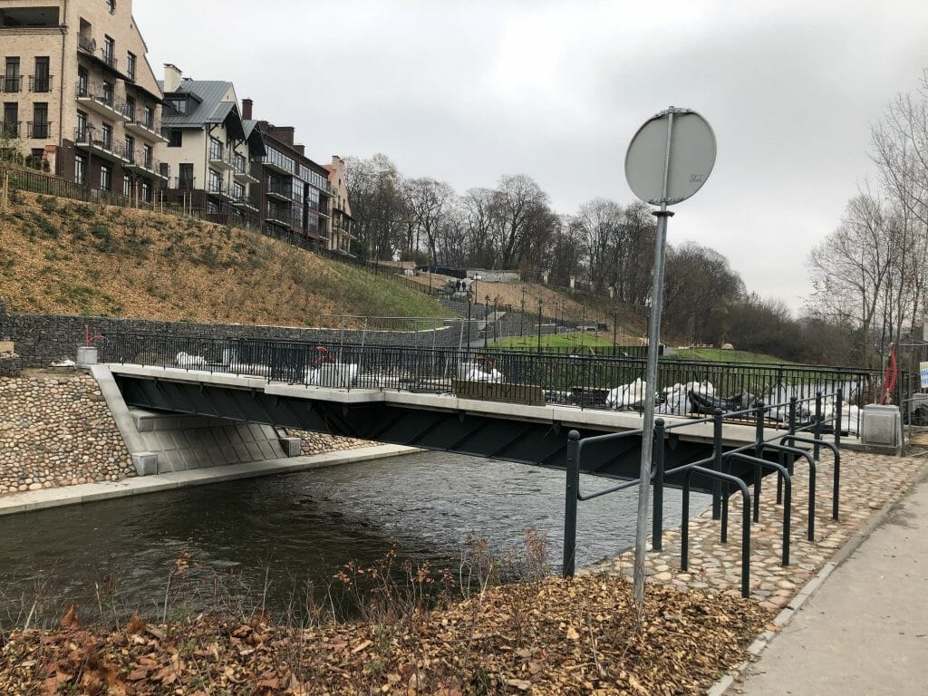 Vilnios pakrančių tvarkymas (Aukštaičių g.) - Bike path, Waterside - construction photos