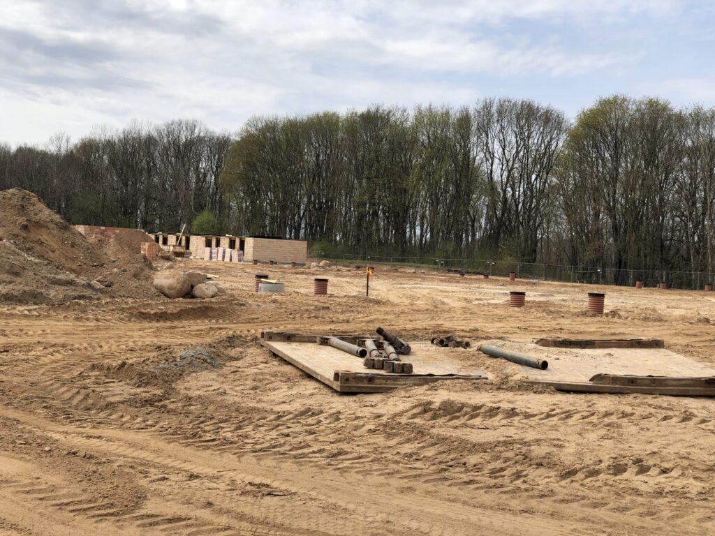 MO Garden 1 etapas (sublokuoti namai) (Mozūriškių g. 188, 200, 202, 204, 206, 208, 210, 212, 222, 224, 226, 228) - Row housing - construction photos