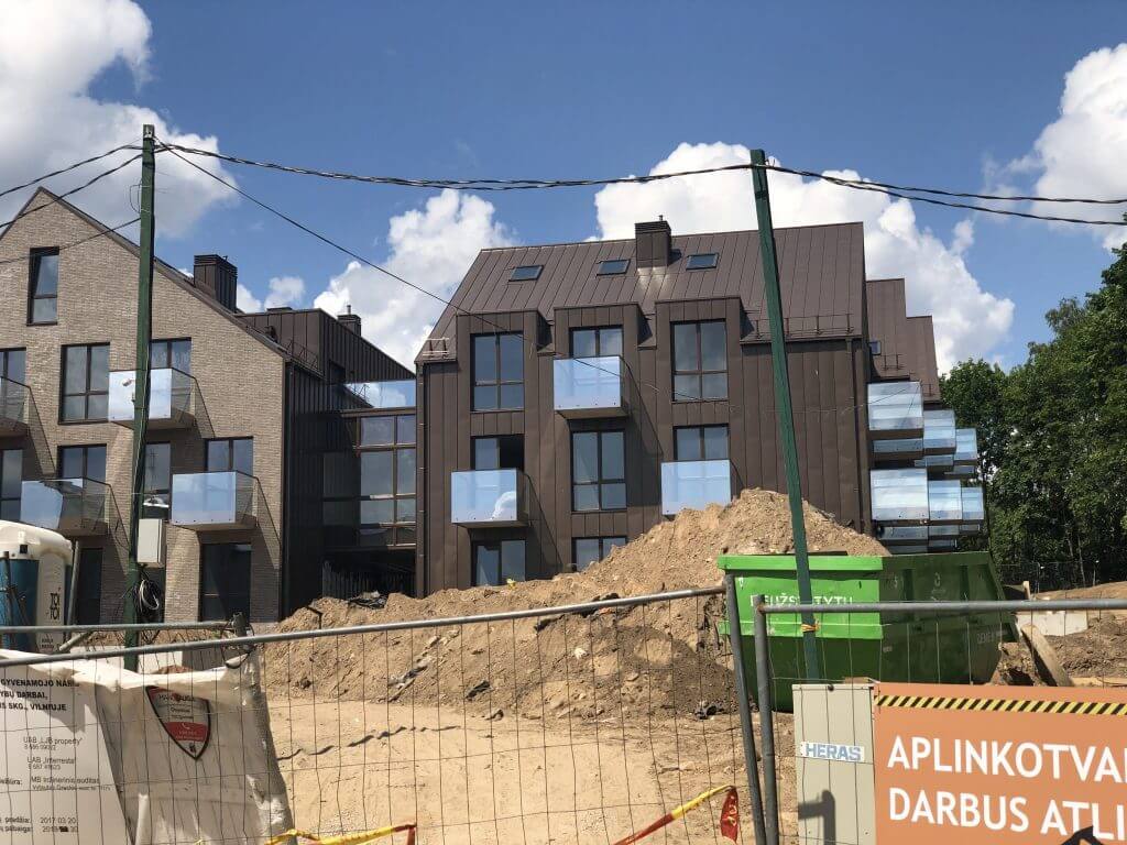 Užupio terasos (Kreivasis skg. 18) - Multi apartment - construction photos