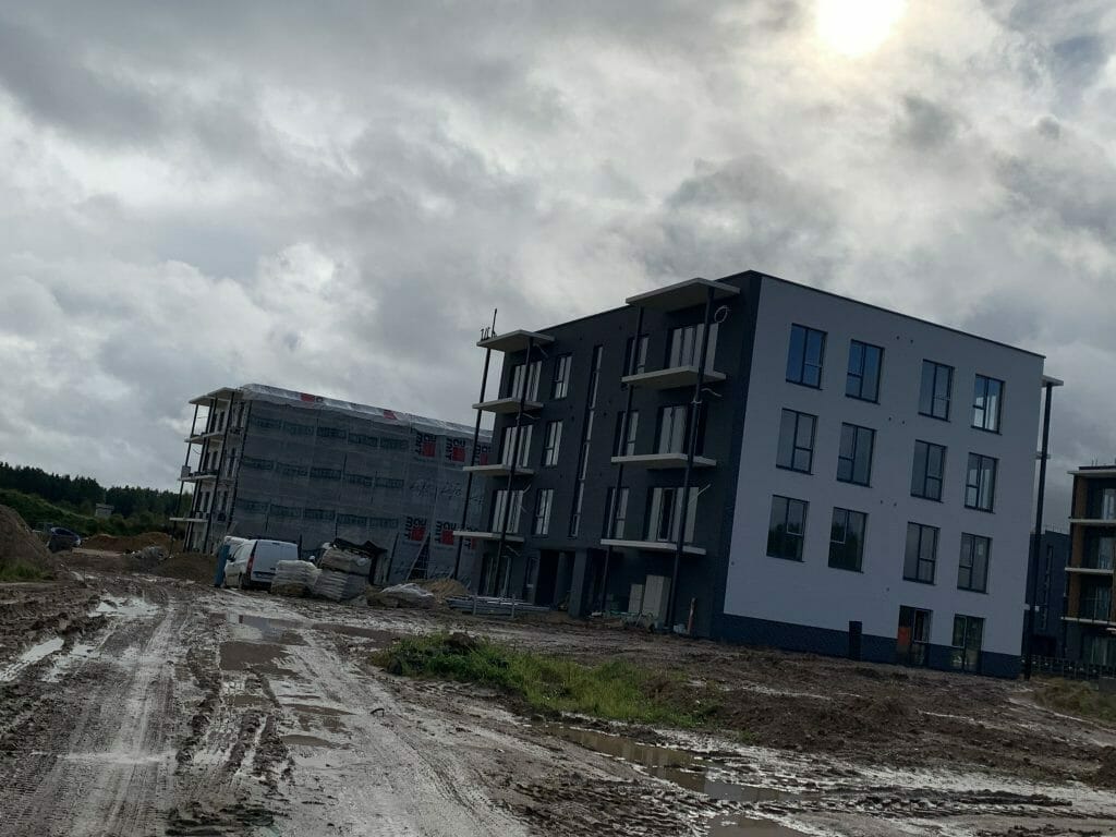 Naujosios Santariškės 3 etapas (Dangeručio g. 23) - Multi apartment - construction photos