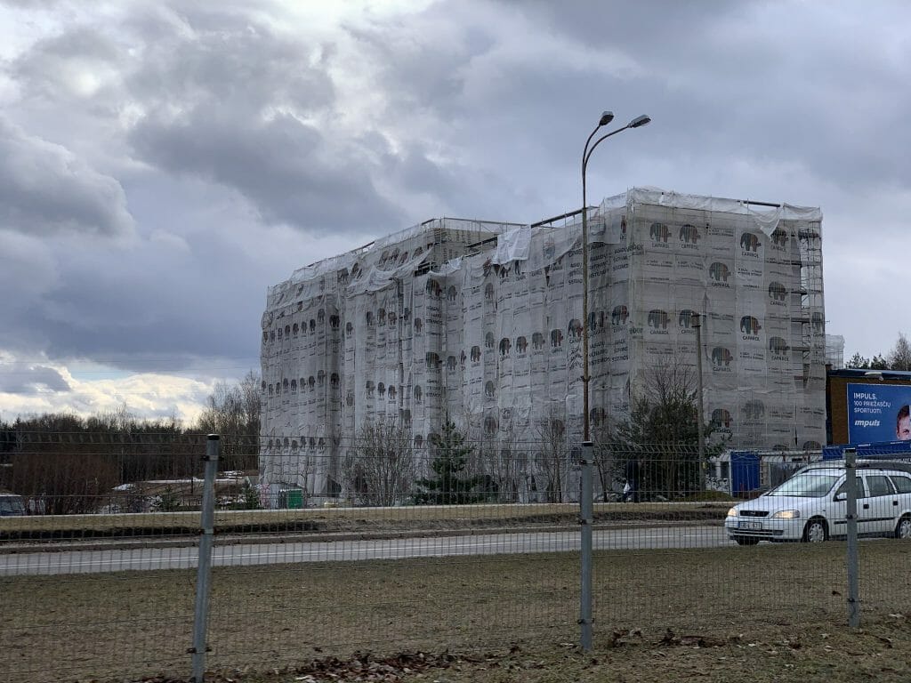 Paukščių takas 1 etapas (Ozo g. 41) - Multi apartment - construction photos