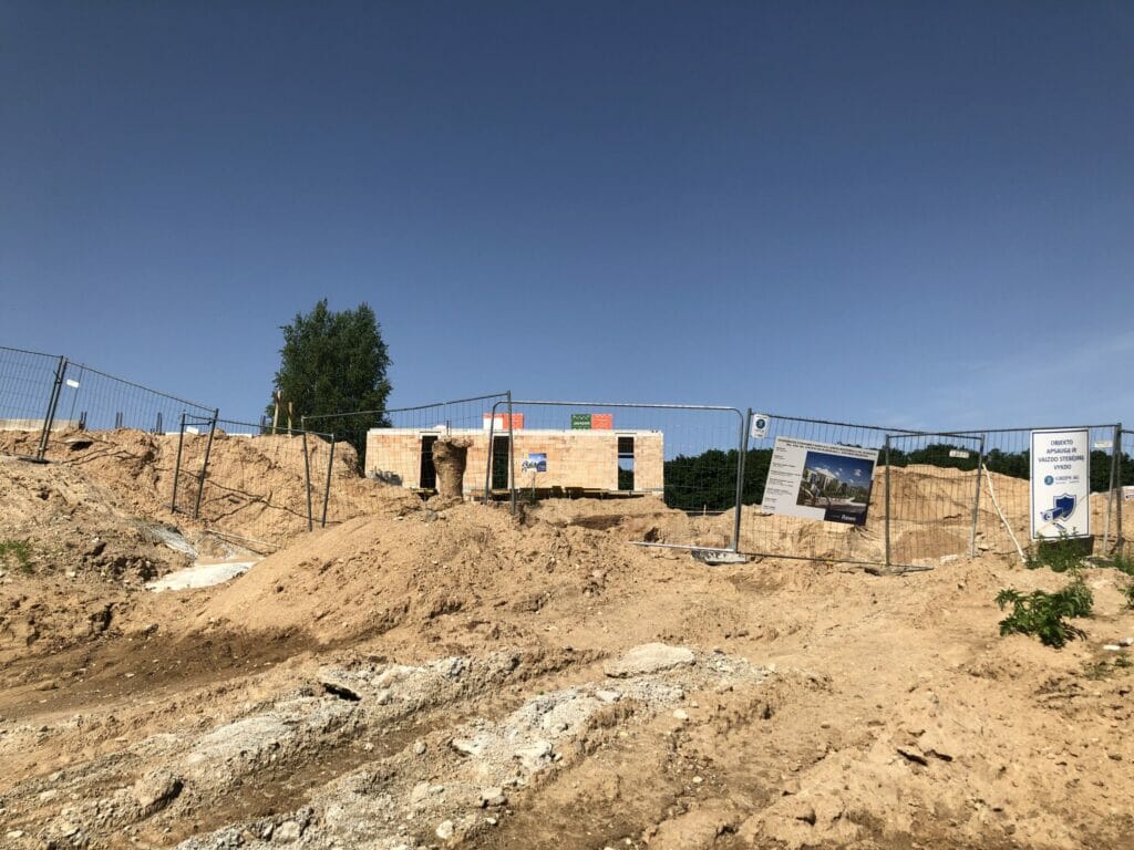 MO Garden 1 etapas (sublokuoti namai) (Mozūriškių g. 188, 200, 202, 204, 206, 208, 210, 212, 222, 224, 226, 228) - Row housing - construction photos