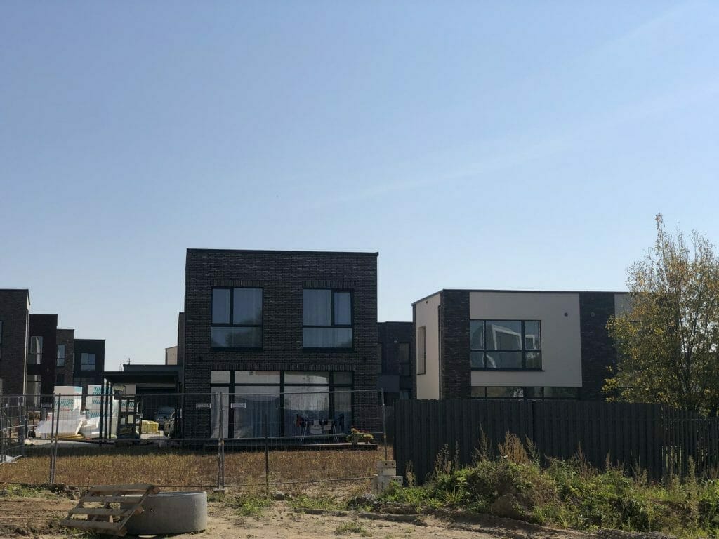 Kalnėnų oazė (Lyvių g. 14) - Row housing - construction photos