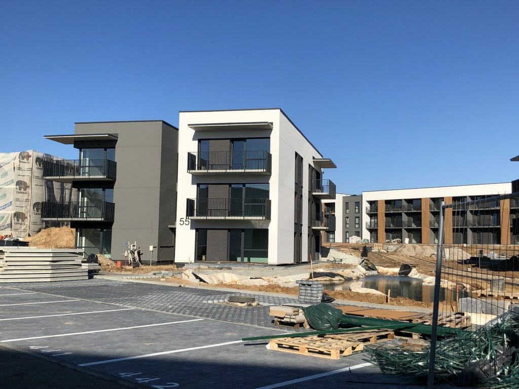 Gilužio rivjera 5 etapas (Gilužio g. 47, 55, 63) - Multi apartment - construction photos