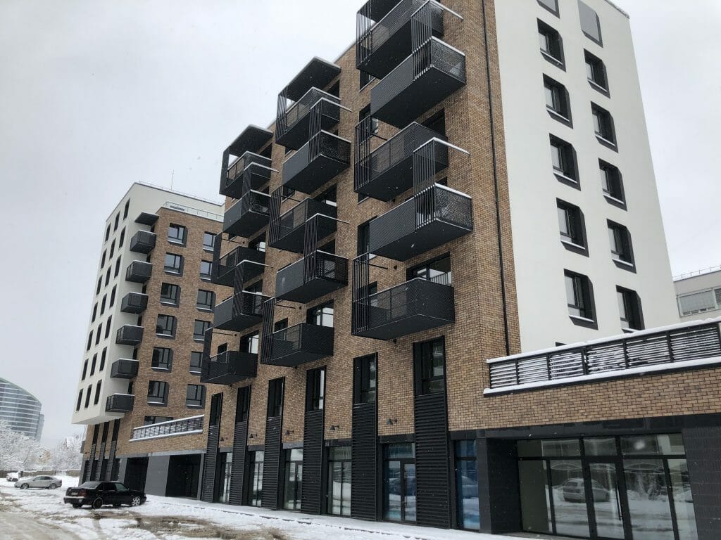 Kernavės aveniu (Kernavės g. 4) - Multi apartment - construction photos